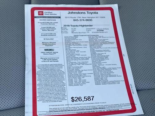 2018 Toyota Highlander Limited