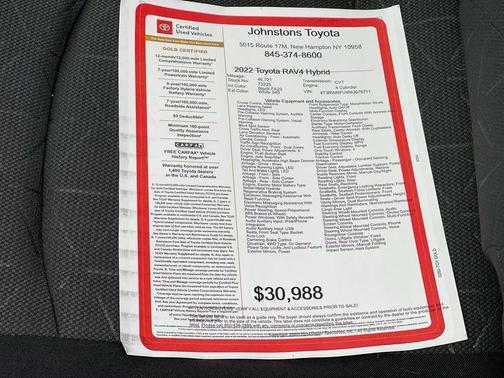 2022 Toyota RAV4 Hybrid XLE