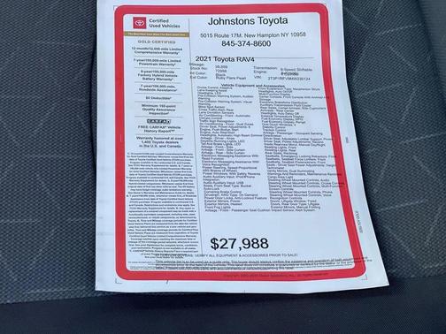 2021 Toyota RAV4 XLE