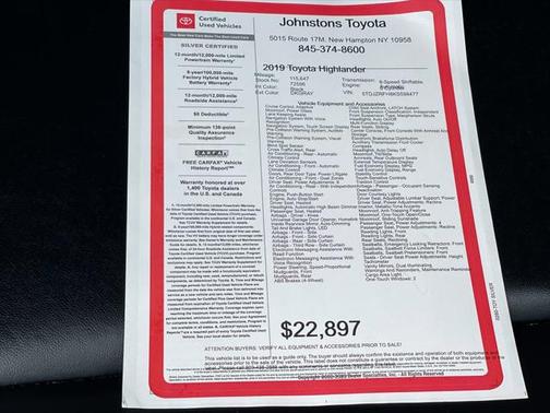 2019 Toyota Highlander XLE