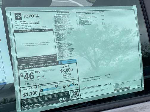 2026 Toyota Camry SE