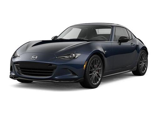 Deep Crystal Blue Mica 2025 Mazda MX-5 Miata RF Grand Touring