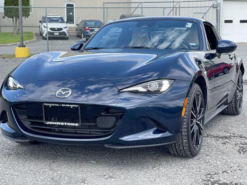 Deep Crystal Blue Mica 2025 Mazda MX-5 Miata RF Grand Touring