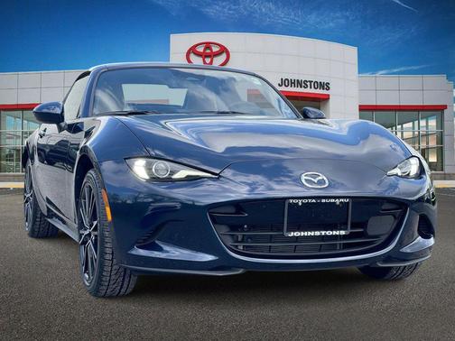Deep Crystal Blue Mica 2025 Mazda MX-5 Miata RF Grand Touring