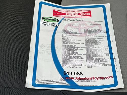 2025 Toyota Tacoma TRD Off Road