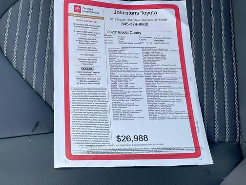 2023 Toyota Camry SE