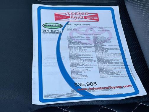 2021 Toyota Tacoma SR5