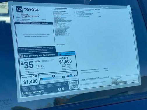 2026 Toyota Corolla LE