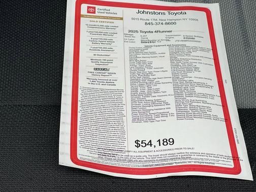 2025 Toyota 4Runner TRD Off Road