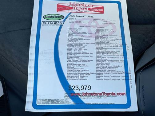 2025 Toyota Corolla LE