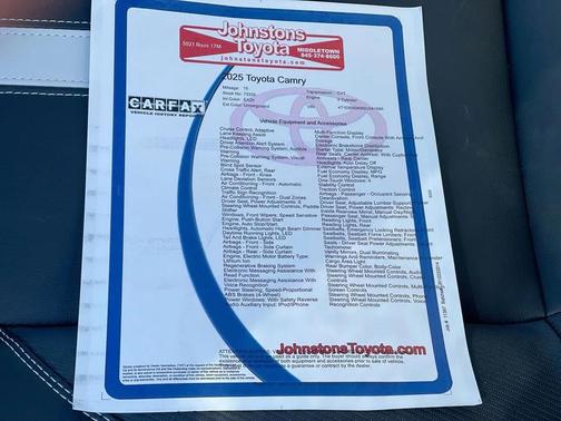 2025 Toyota Camry SE