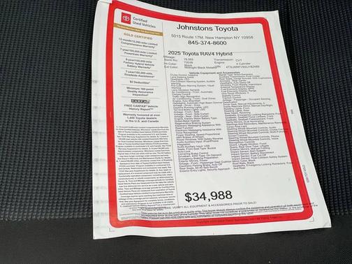 2025 Toyota RAV4 Hybrid SE