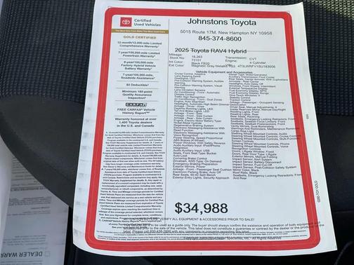 2025 Toyota RAV4 Hybrid SE