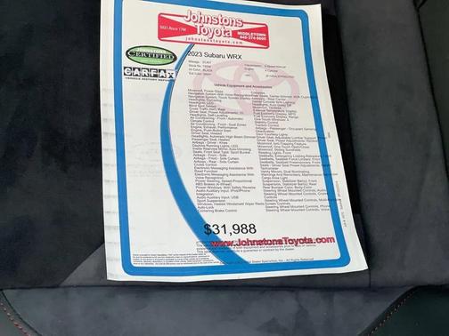 2023 Subaru WRX Limited