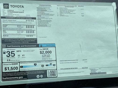 2025 Toyota Corolla LE