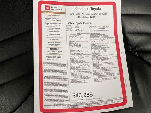 2025 Toyota Tacoma TRD Off Road