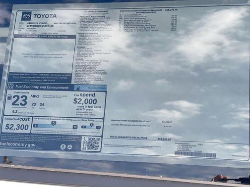 2025 Toyota 4Runner TRD Off Road Premium