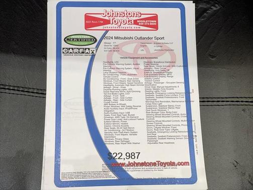 2024 Mitsubishi Outlander Sport SE