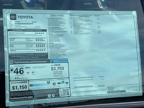 2025 Toyota Camry SE