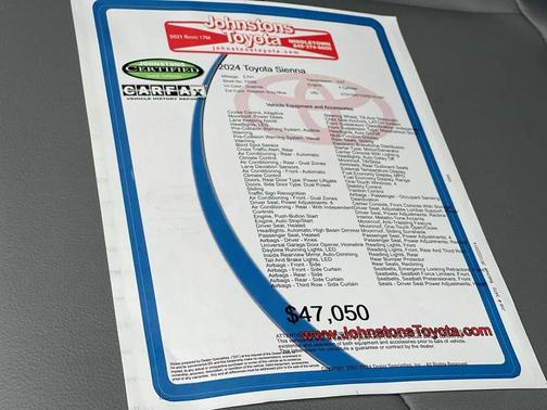 2024 Toyota Sienna XLE 7 Passenger