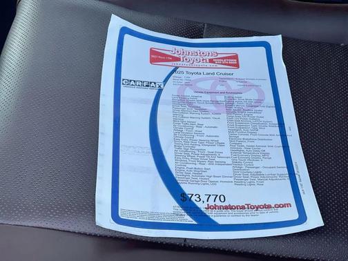 2025 Toyota Land Cruiser Base