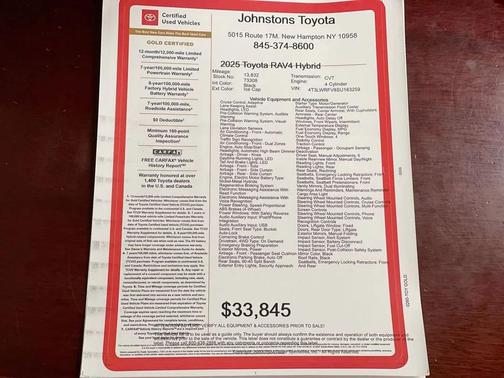 2025 Toyota RAV4 Hybrid SE