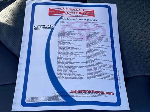 2025 Toyota Grand Highlander XLE
