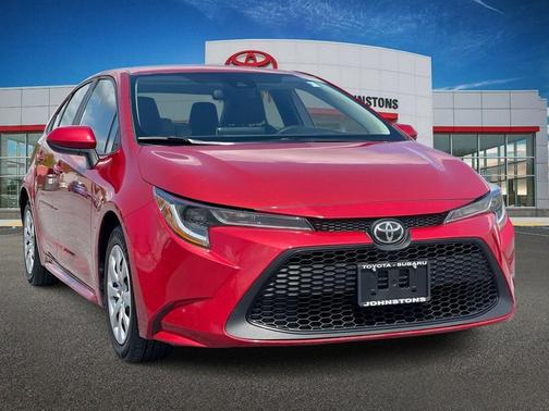 Barcelona Red Metallic 2020 Toyota Corolla LE