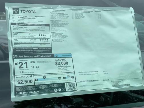 2025 Toyota Tacoma SR5