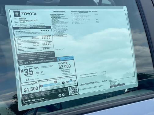 2025 Toyota Corolla LE