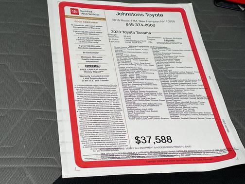 2023 Toyota Tacoma TRD Sport