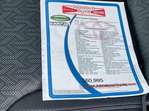 Ice Cap 2023 Toyota Sequoia SR5
