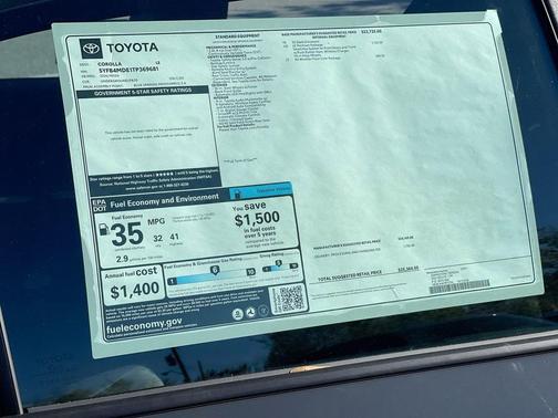 Underground 2026 Toyota Corolla LE