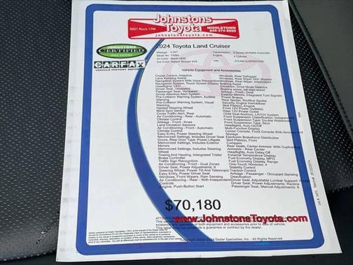 2024 Toyota Land Cruiser Base