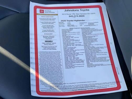 2025 Toyota Highlander XLE