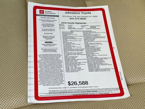 2019 Toyota Highlander Limited