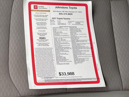 2021 Toyota Tacoma SR