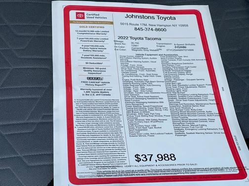 2022 Toyota Tacoma TRD Sport