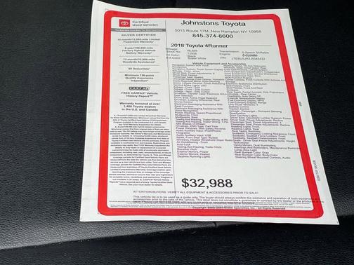 2018 Toyota 4Runner TRD Off Road Premium