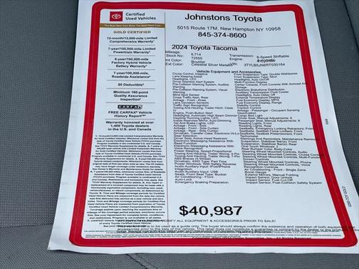 2024 Toyota Tacoma SR5