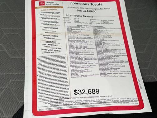 2021 Toyota Tacoma TRD Sport