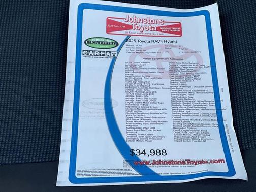 2025 Toyota RAV4 Hybrid SE