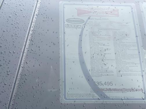 Blueprint 2025 Toyota RAV4 XLE
