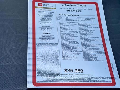 2023 Toyota Tacoma TRD Off Road