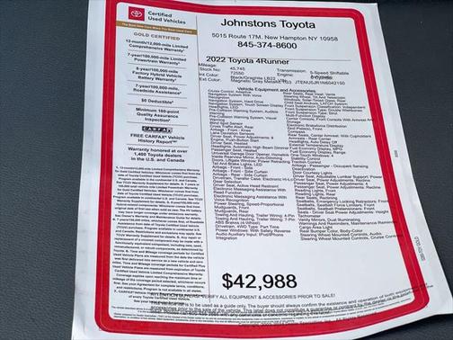 2022 Toyota 4Runner SR5 Premium