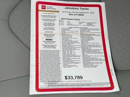 2024 Toyota Camry XLE