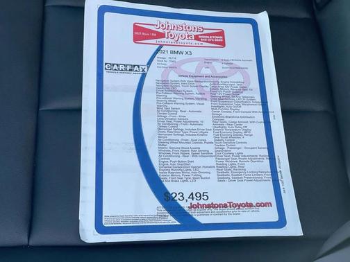 2021 BMW X3 xDrive30i