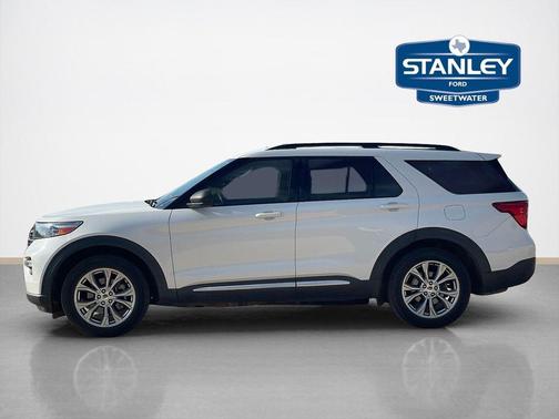 Star White Metallic Tri-Coat 2020 Ford Explorer XLT