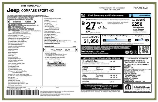 2025 Jeep Compass Sport