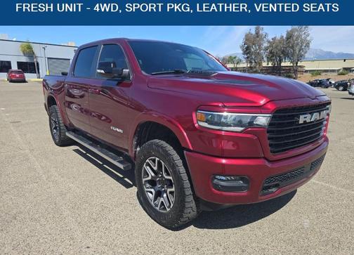 Delmonico Red Pearlcoat 2025 RAM 1500 Laramie